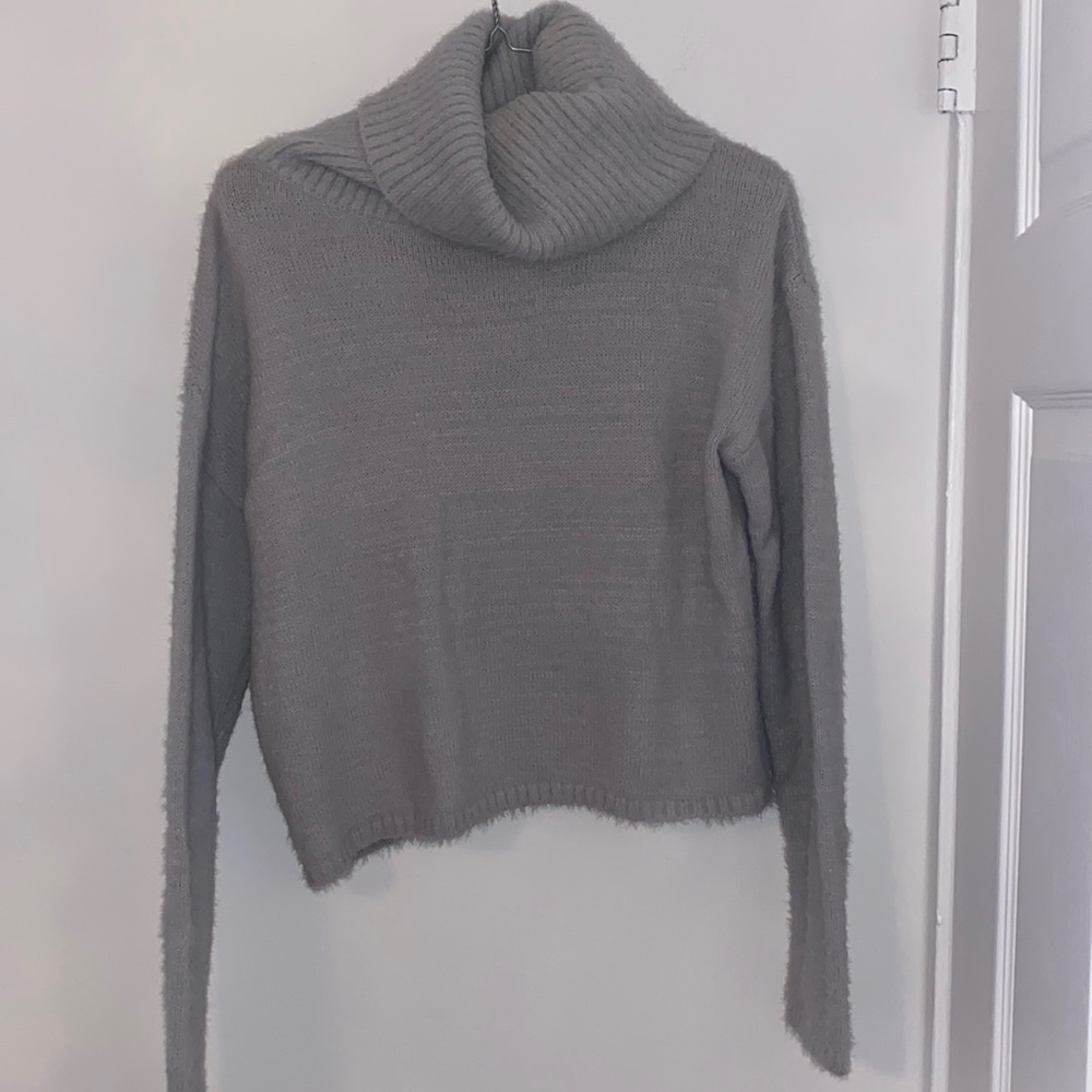 Stone fluffy turtle neck ⚡️SEND BEST OFFER⚡️